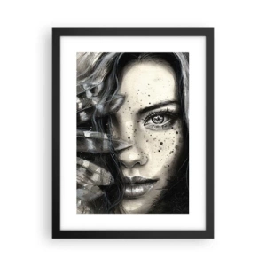 Plakat w czarnej ramie - Dzika piękność - 30x40 cm