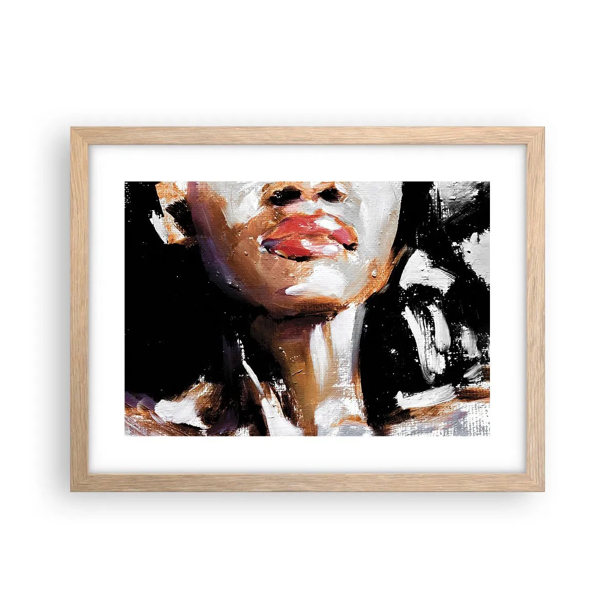 Plakat w ramie jasny dąb - Duma bez uprzedzeń - 40x30 cm