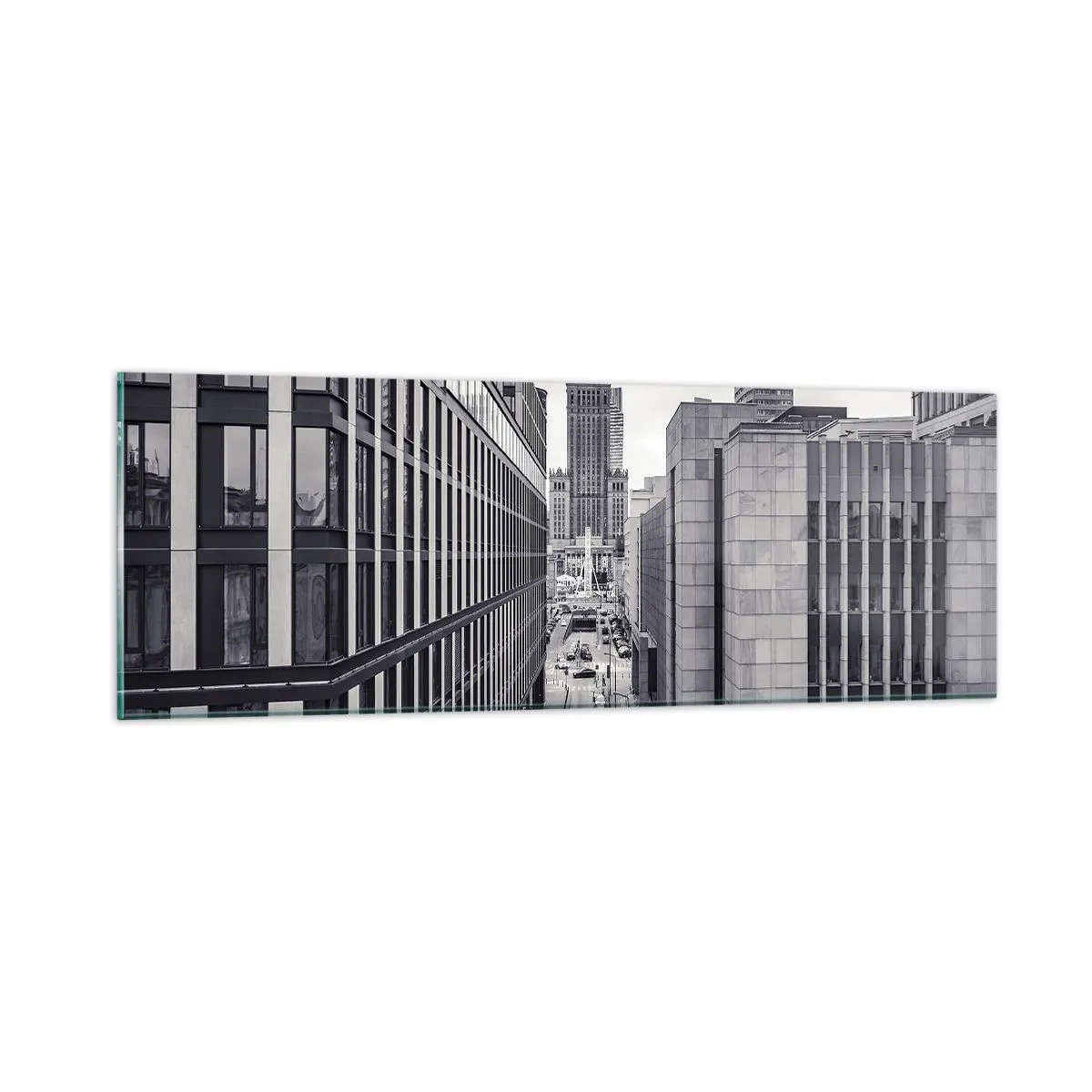 Obraz na szkle - Warszawska dolina - 90x30 cm