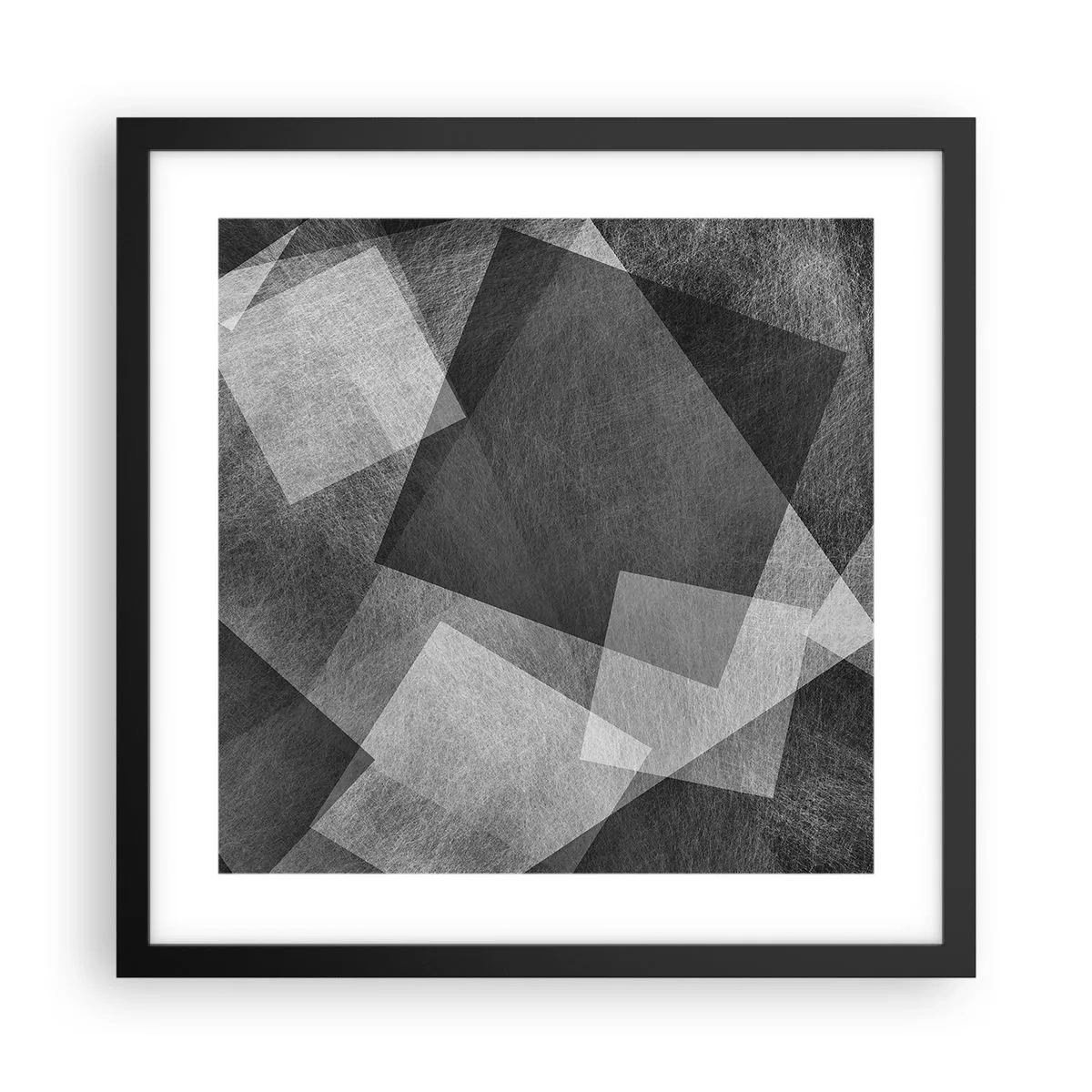 Plakat w czarnej ramie - Odwieczny symbol trwałości i porządku - 40x40 cm