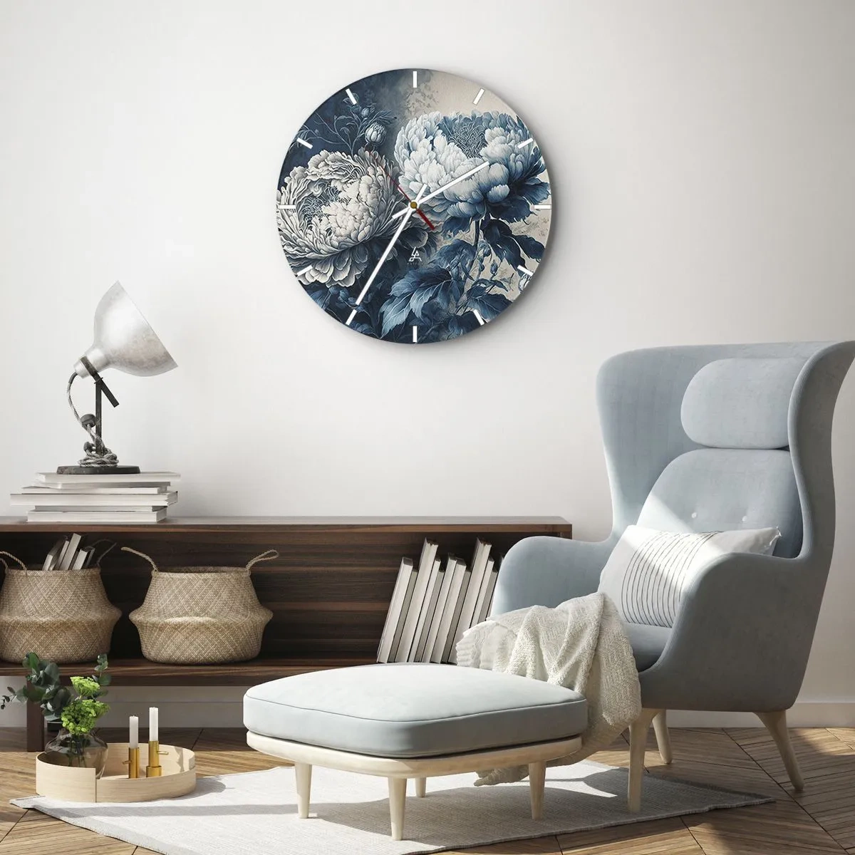 Zegar ścienny - Dobrana para - 40x40 cm