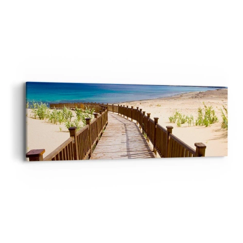 Obraz na płótnie - Zabierz mnie na wyspy szczęśliwe - 90x30 cm