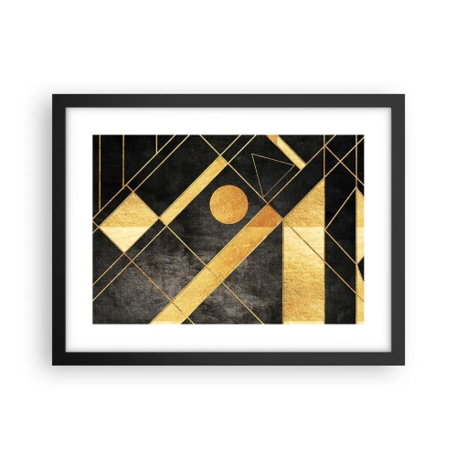 Plakat w czarnej ramie - Słońce pustyni - 40x30 cm