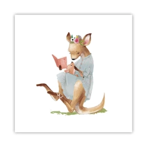 Plakat - Poczytaj mi, mamo - 60x60 cm