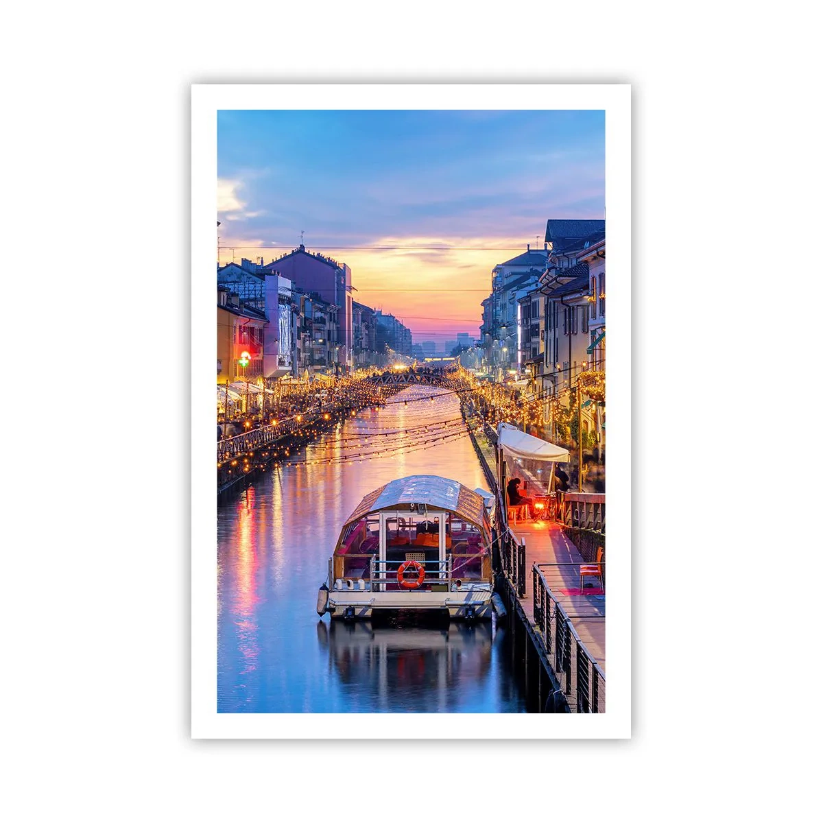 Plakat - Wieczór światła i zabawy - 61x91 cm