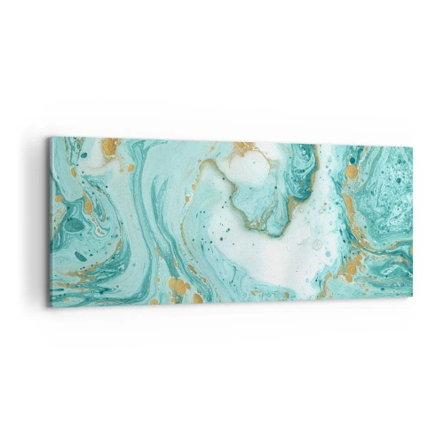 Obraz na płótnie - Pod wielką falą z epoki Edo - 100x40 cm