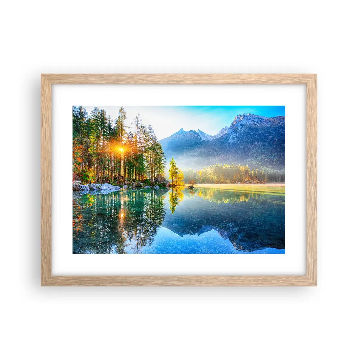 Plakat w ramie jasny dąb - Majestat i słodycz - 40x30 cm