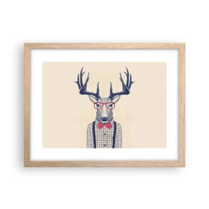 Plakat w ramie jasny dąb - Zabawna ekstrawagancja - 40x30 cm