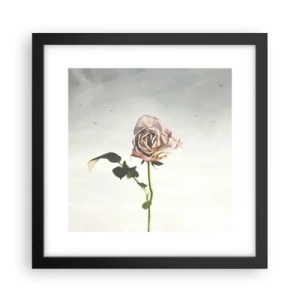 Plakat w czarnej ramie - Powitanie wiosny - 30x30 cm