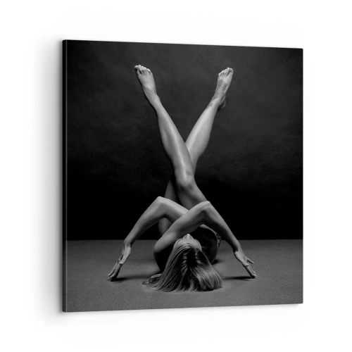 Obraz na płótnie - Geometria nagości - 60x60 cm