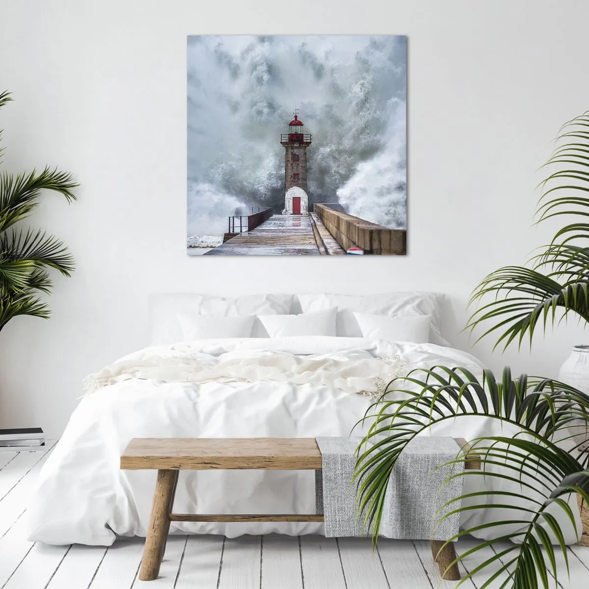 Obraz na płótnie - Ryk wód, szum zawiei - 60x60 cm