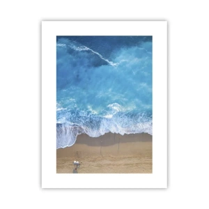 Plakat - Siła błękitu - 30x40 cm