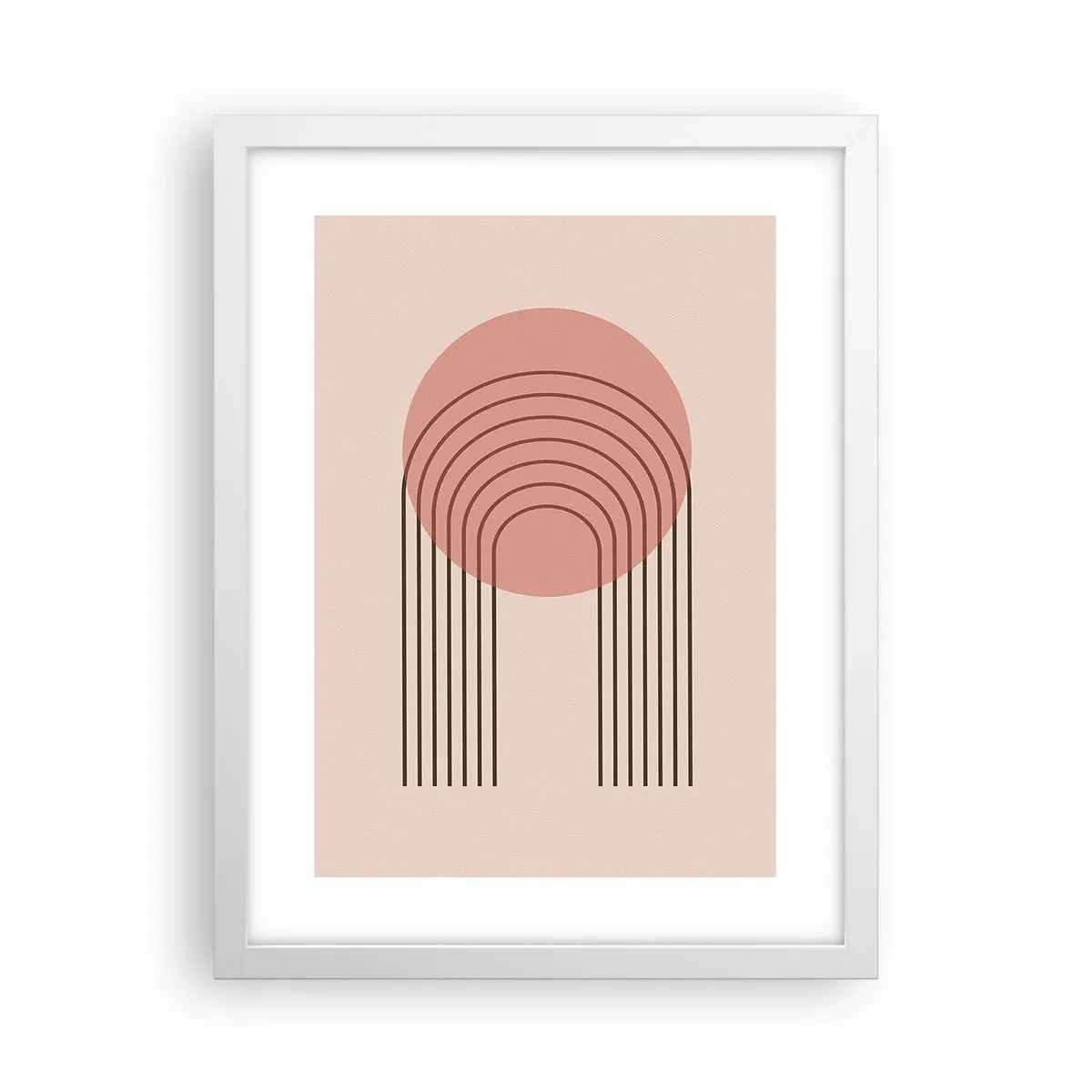 Plakat w białej ramie - Nieodparte przyciąganie - 30x40 cm