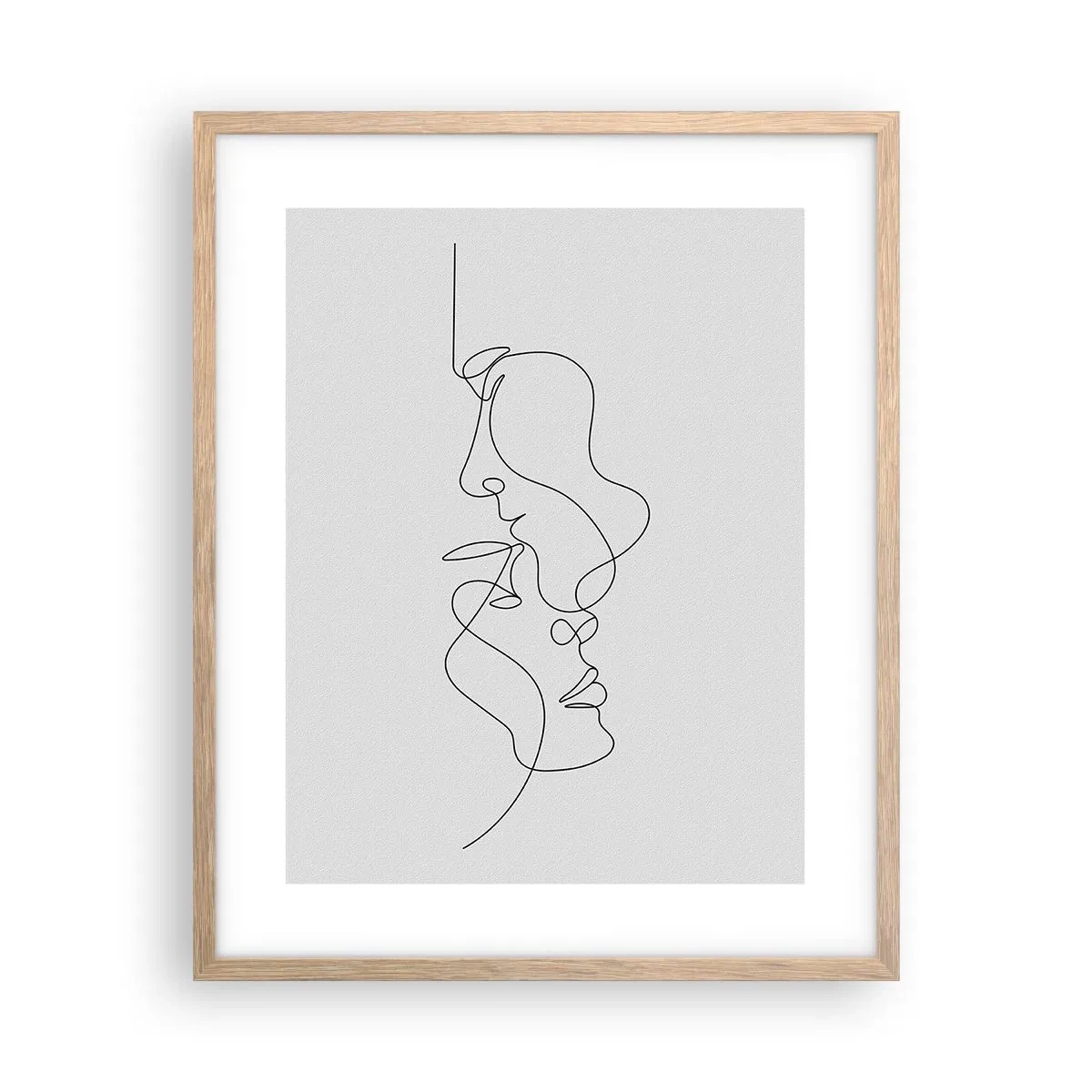 Plakat w ramie jasny dąb - Żar rzewnych żądz - 40x50 cm