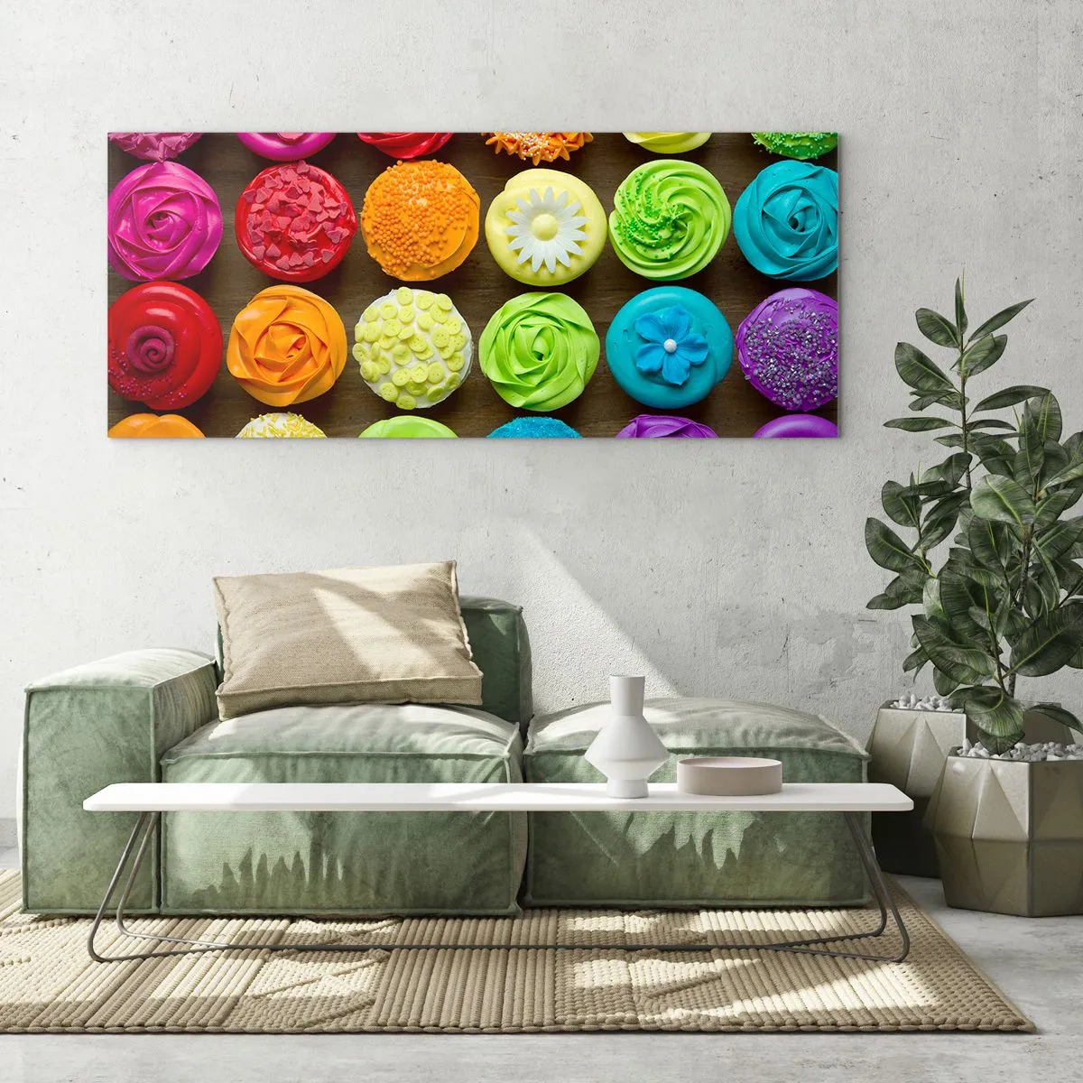 Obraz na szkle - Każde inne - wszystkie pyszne - 90x30 cm
