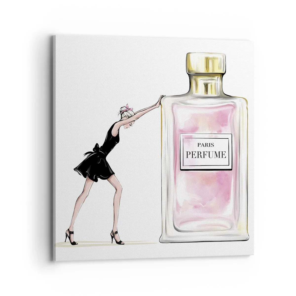 Obraz na płótnie - Esencja kobiecości - 70x70 cm