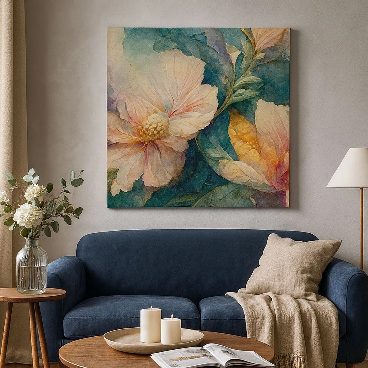 Obraz na płótnie - Sama subtelność - 30x30 cm