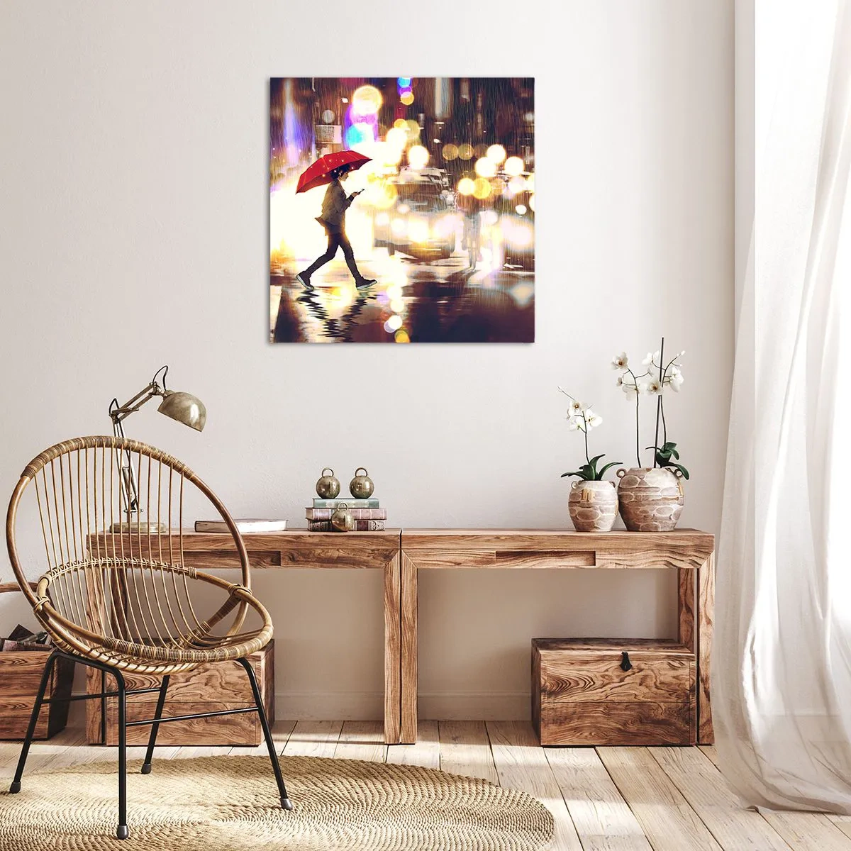 Obraz na płótnie - A jednak słoneczna - 70x70 cm