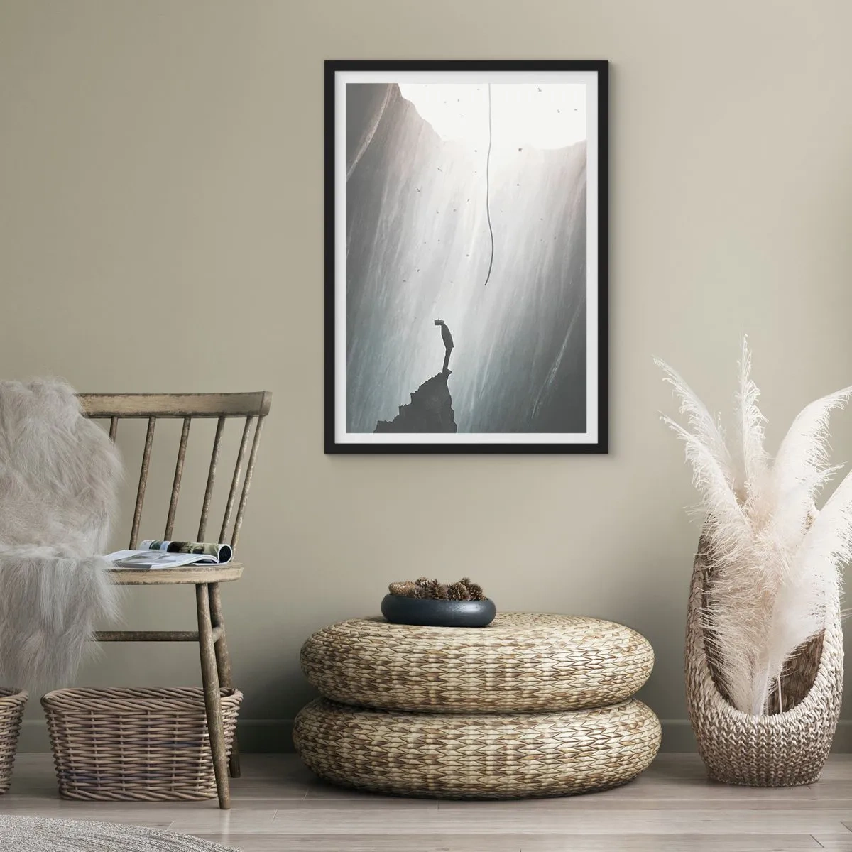 Plakat w czarnej ramie - Zawsze jest jakieś wyjście - 70x100 cm