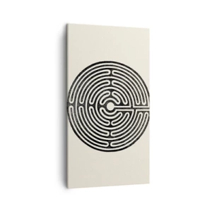 Obraz na płótnie - Tajemniczy porządek - 45x80 cm