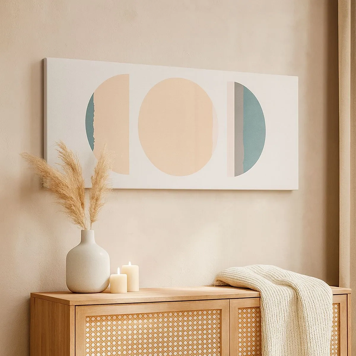 Obraz na płótnie - Koło za kołem - 100x40 cm