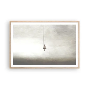 Plakat w ramie jasny dąb - Dziecko w nas - 91x61 cm