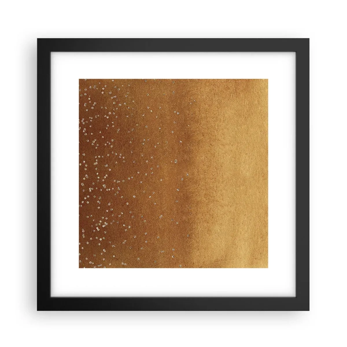 Plakat w czarnej ramie - Narodziny światła - 30x30 cm