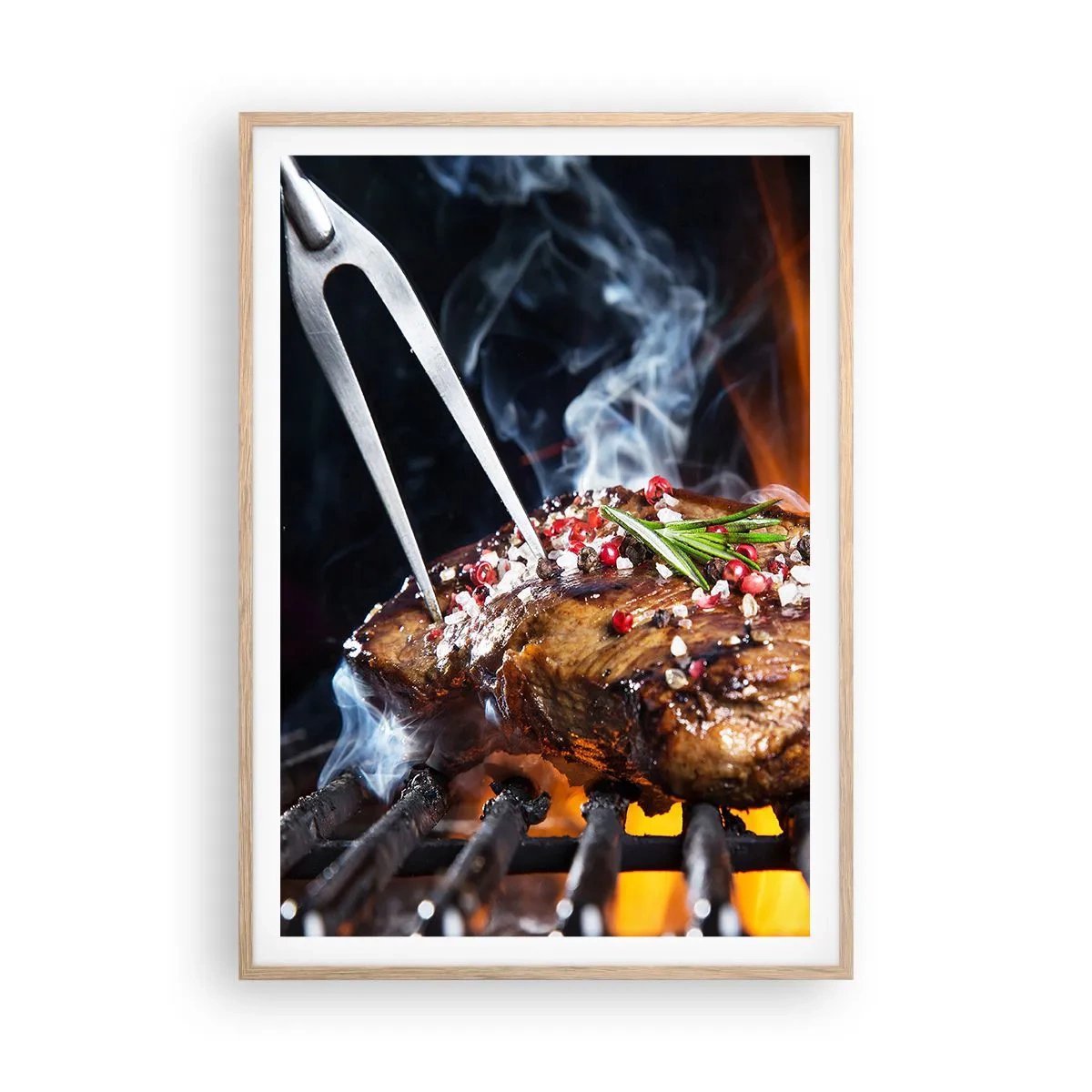 Plakat w ramie jasny dąb - Soczyste i wonne - 70x100 cm