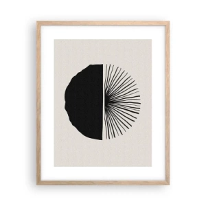 Plakat w ramie jasny dąb - Wachlarz możliwości - 40x50 cm