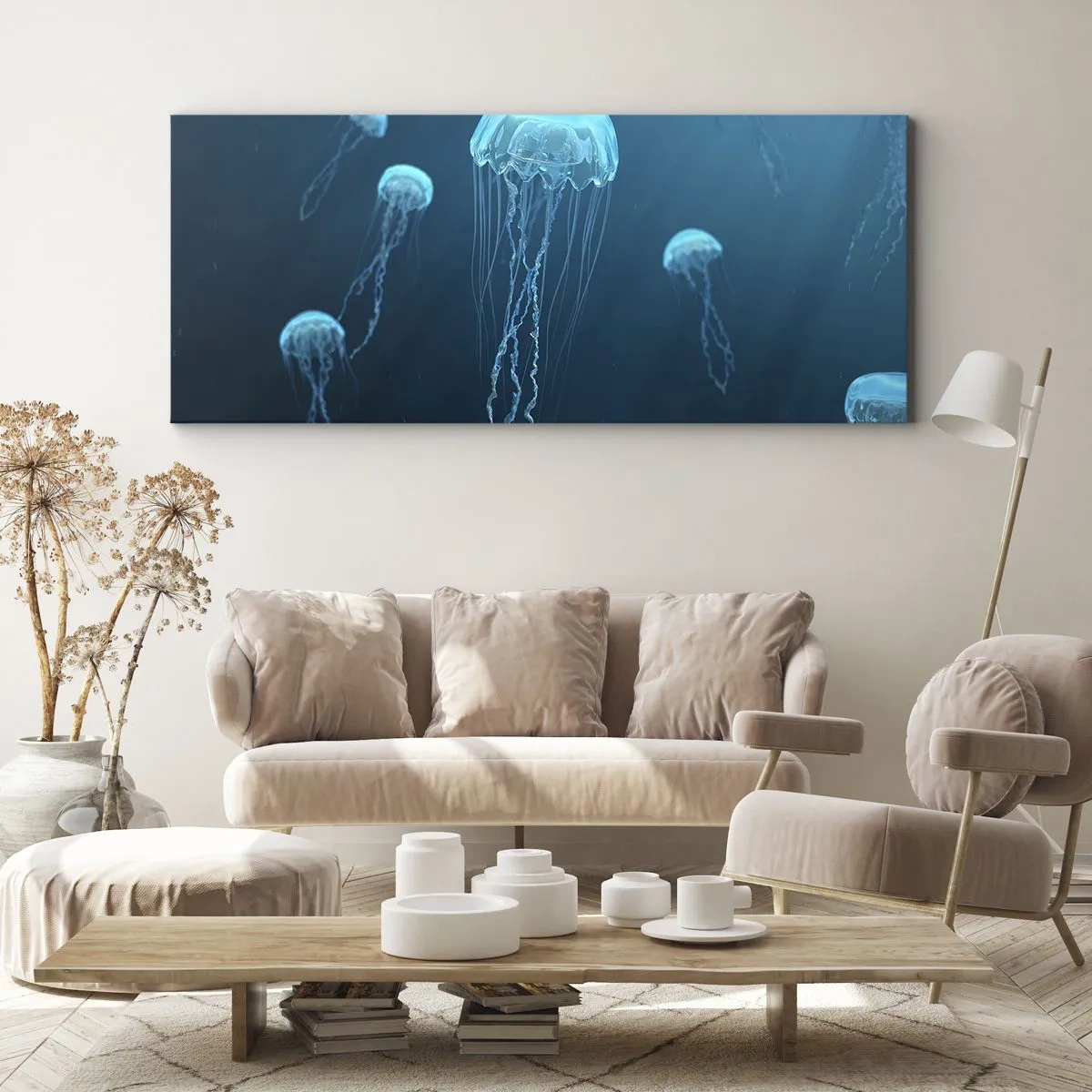 Obraz na płótnie - Oceaniczny taniec - 100x40 cm