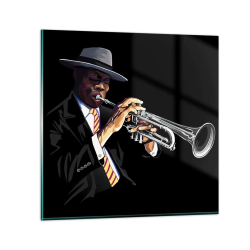 Obraz na szkle - Czar starej szkoły - 50x50 cm