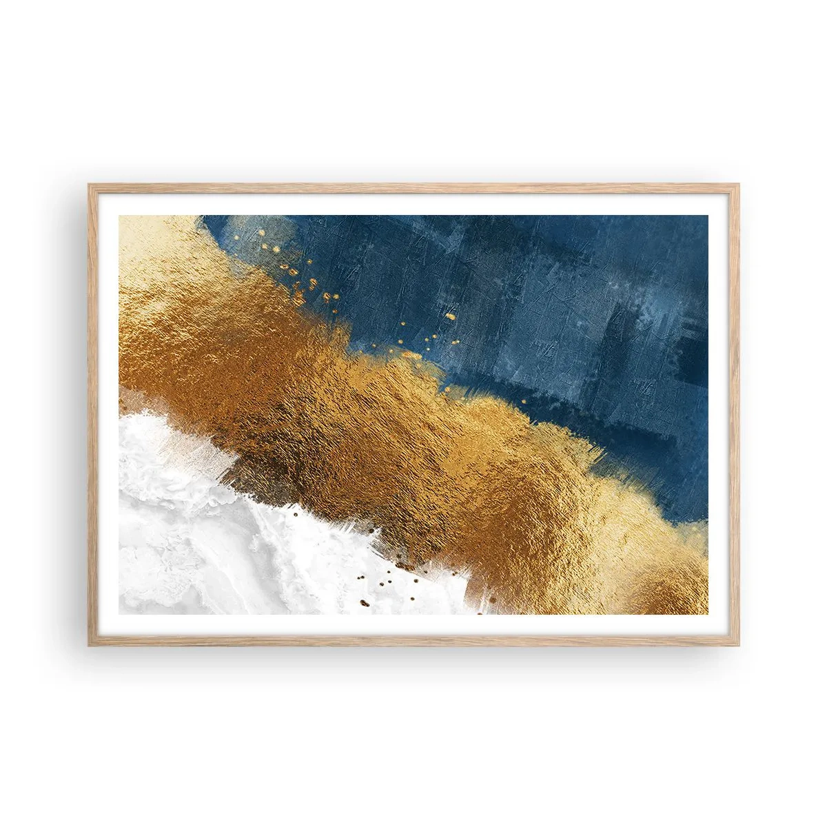 Plakat w ramie jasny dąb - Barwy lata - 100x70 cm