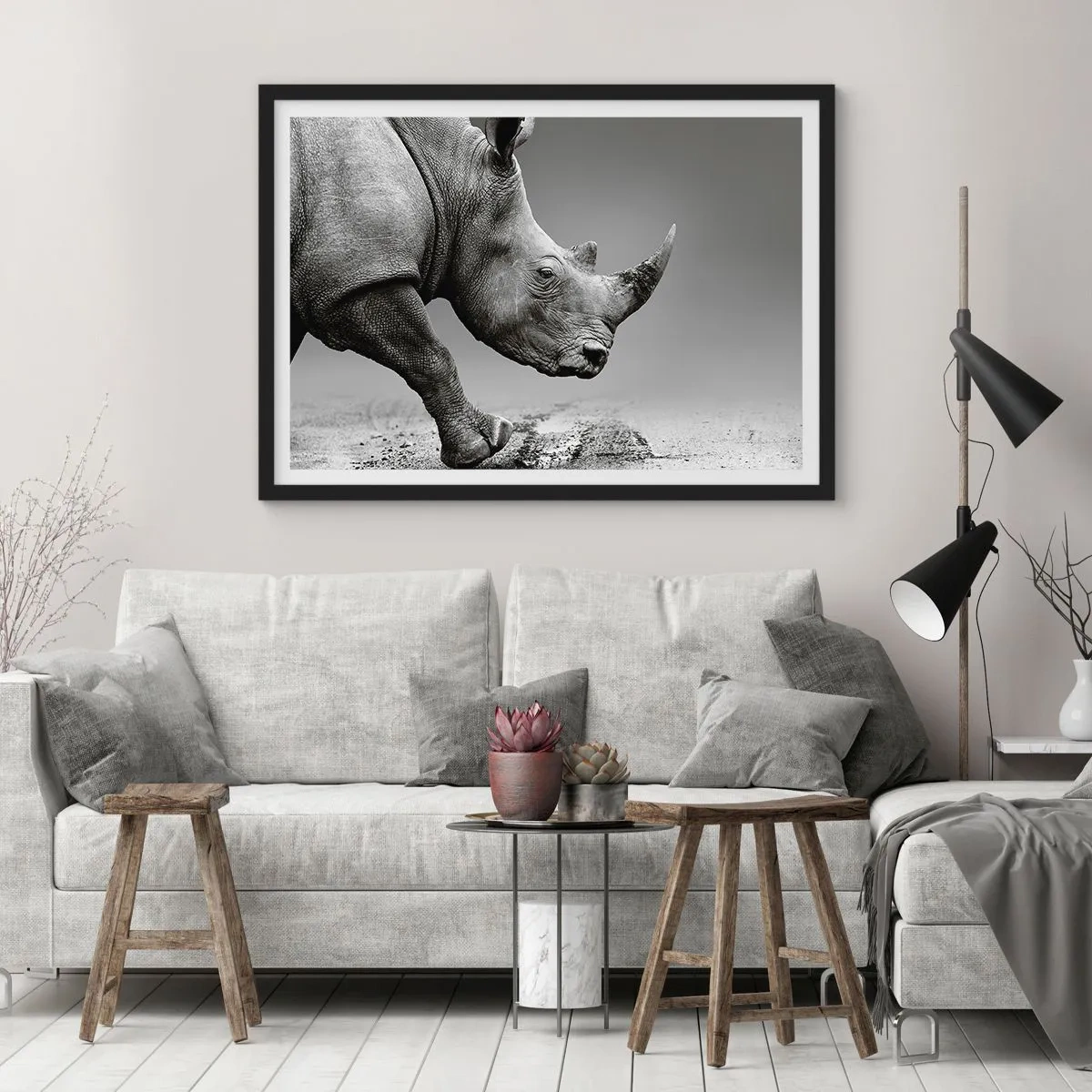 Plakat w czarnej ramie - Niepowstrzymana siła - 91x61 cm