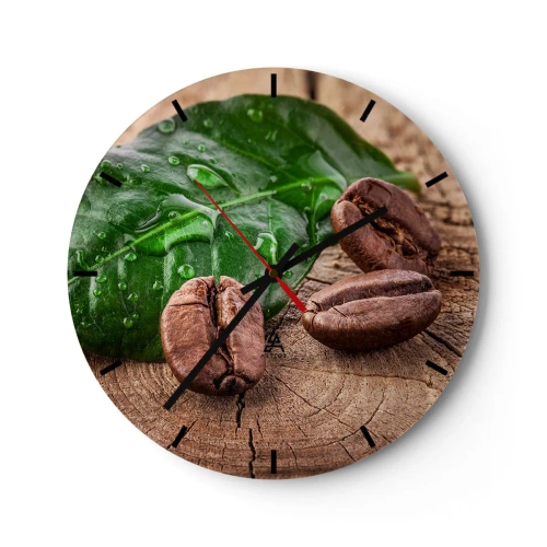 Zegar ścienny - Najprawdziwsza i czarna - 40x40 cm