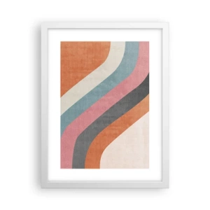 Plakat w białej ramie - Kompozycja diagonalna – ruch - 30x40 cm