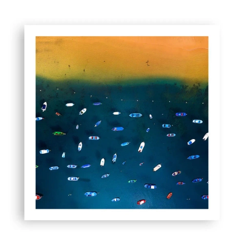 Plakat - Wakacyjna gra - 60x60 cm