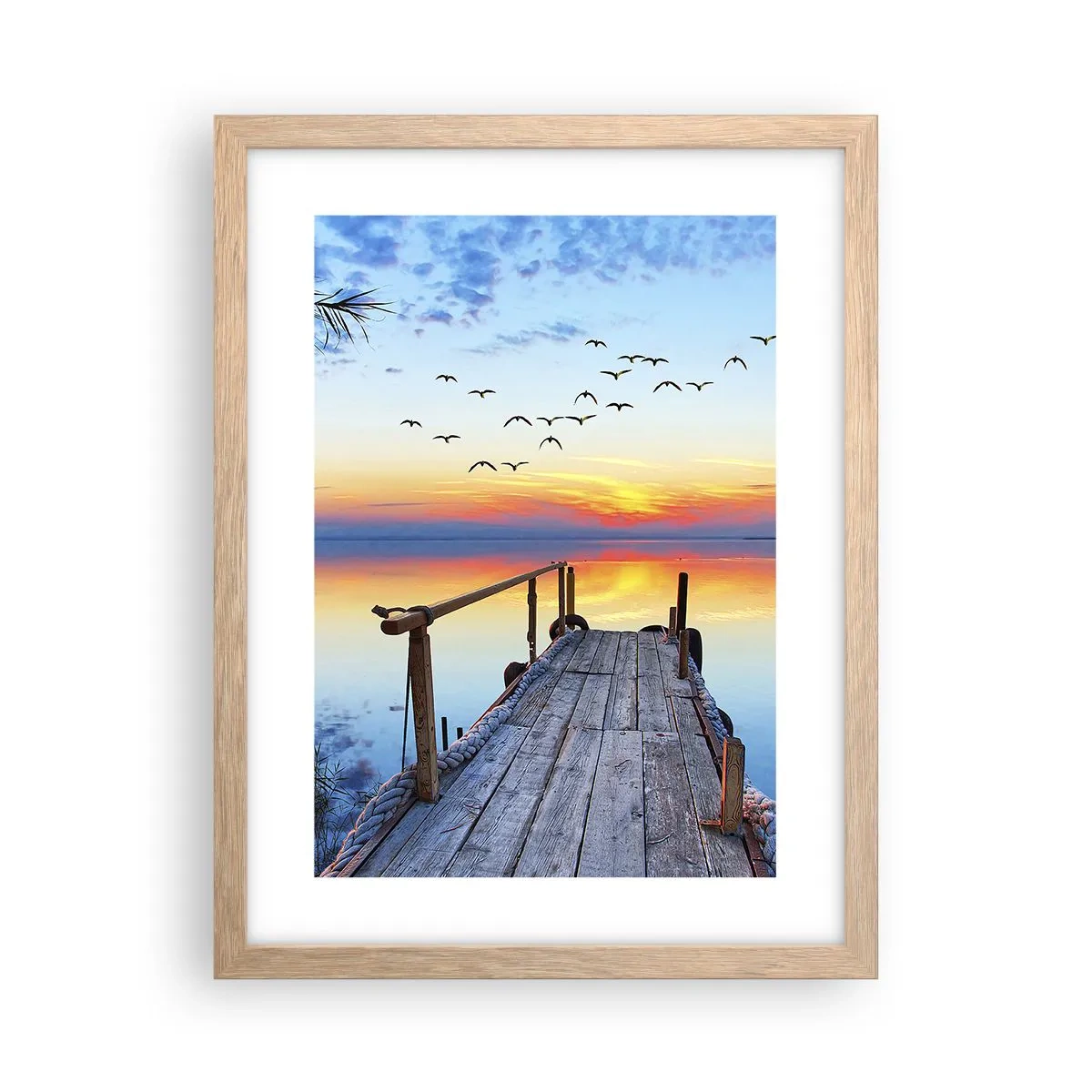 Plakat w ramie jasny dąb - Pora wracać… - 30x40 cm