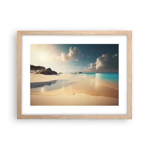 Plakat w ramie jasny dąb - Wymarzony dzień - 40x30 cm