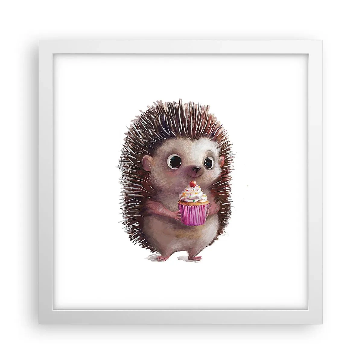 Plakat w białej ramie - Święto jest co dzień - 30x30 cm