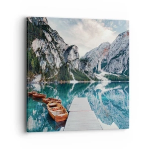 Obraz na płótnie - Pokażemy ci piękno - 40x40 cm