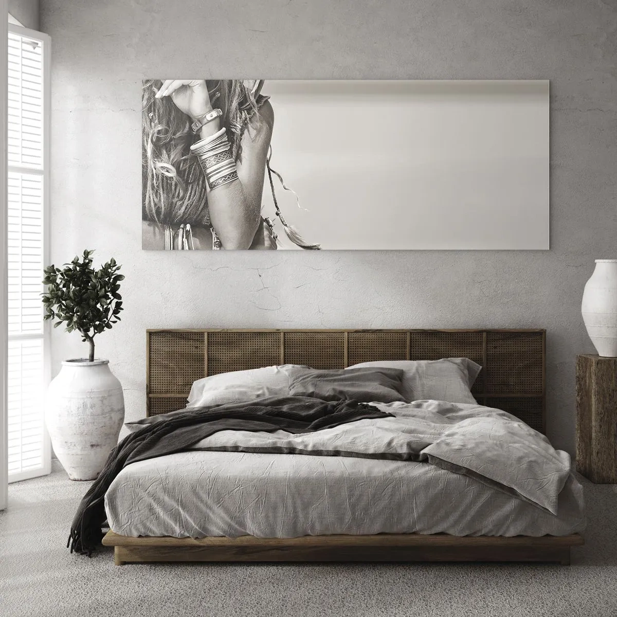 Obraz na szkle - Jak to dziewczyna - 90x30 cm