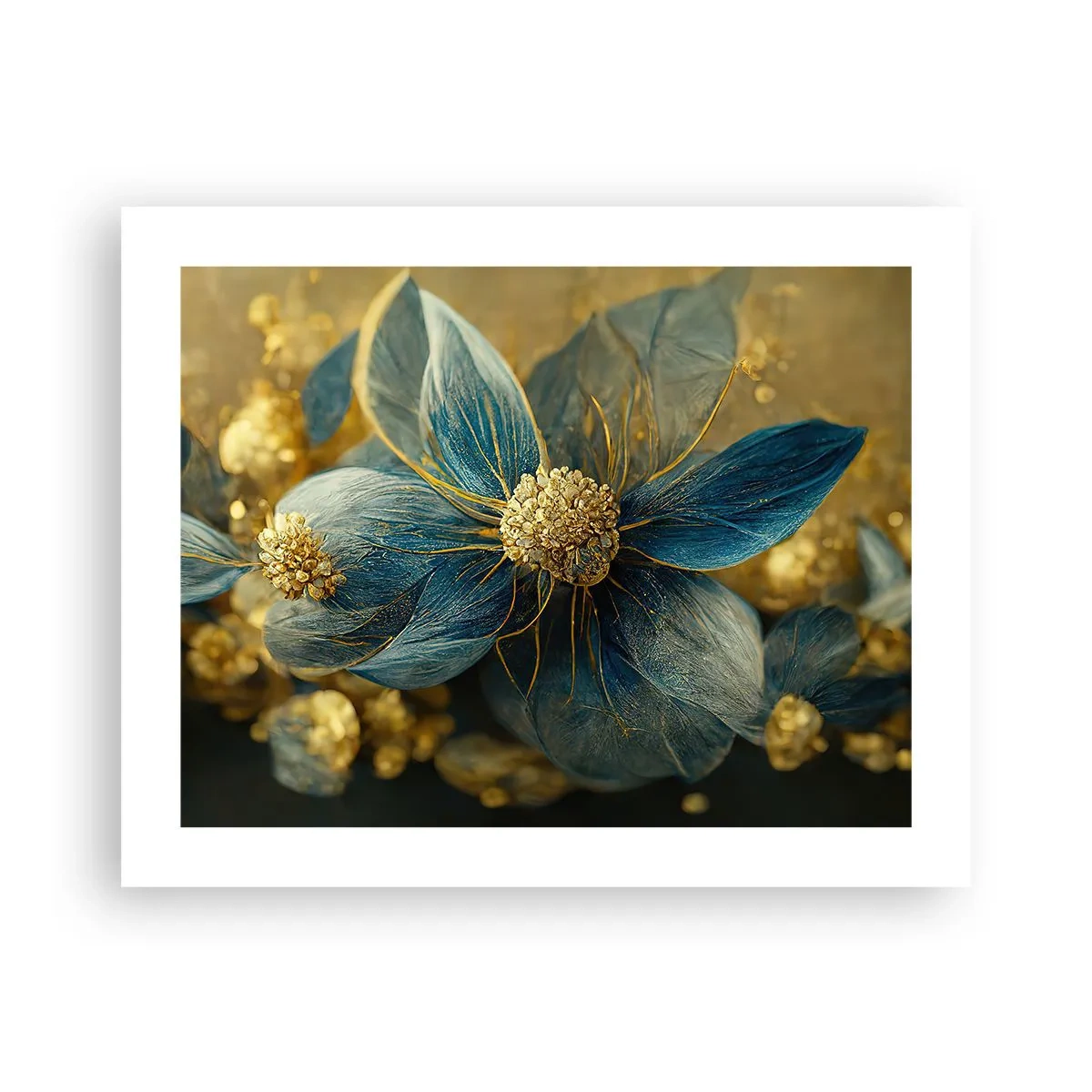 Plakat - Zakwitnąć złotem - 50x40 cm