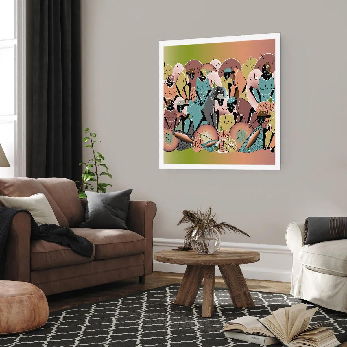 Plakat - Nadchodzi wielkie święto - 30x30 cm