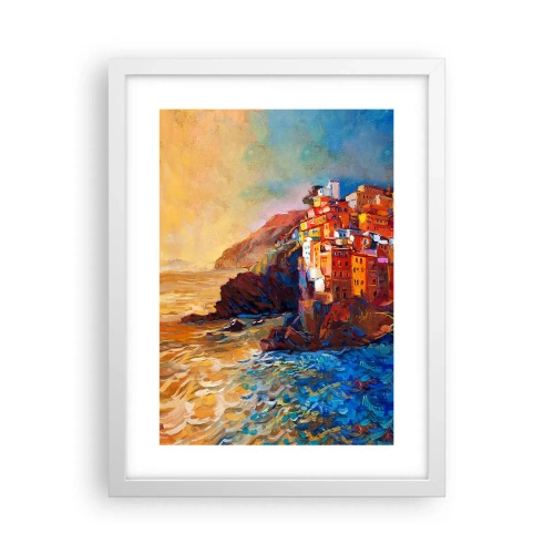 Plakat w białej ramie - Włoskie klimaty - 30x40 cm