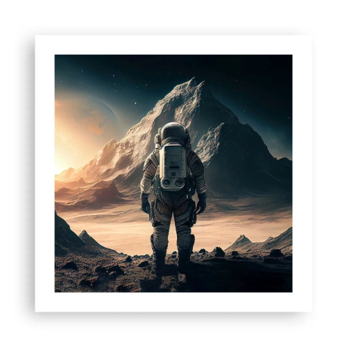 Plakat - Nowe wyzwanie - 50x50 cm