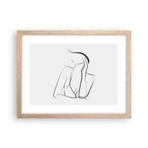 Plakat w ramie jasny dąb - Na fali marzeń - 40x30 cm