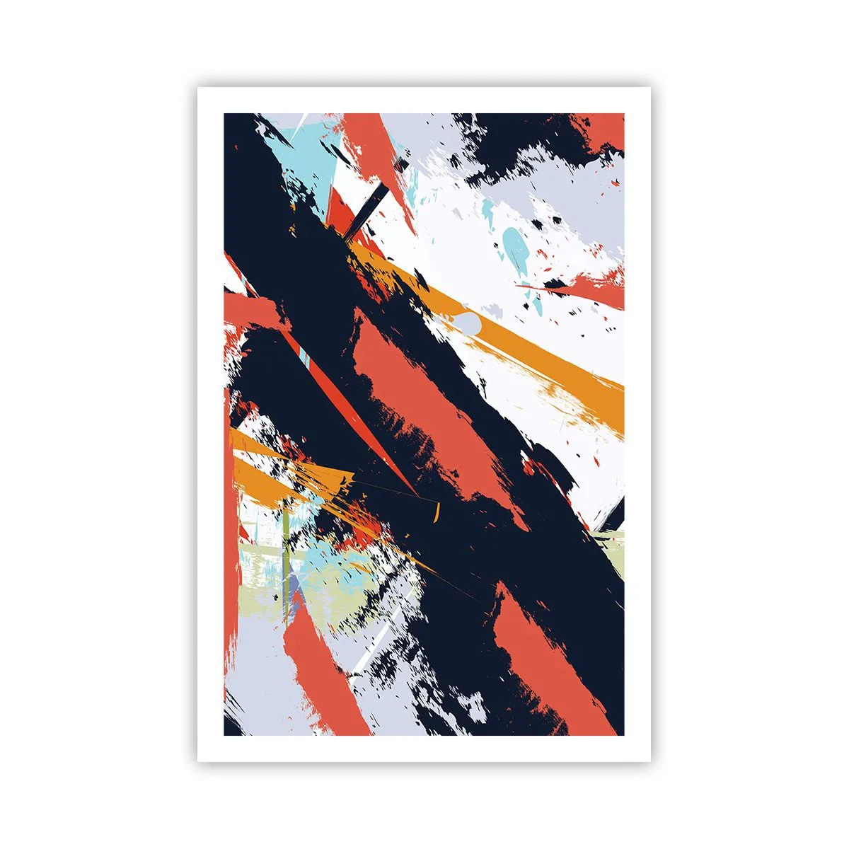 Plakat - Kompozycja dynamiczna - 61x91 cm
