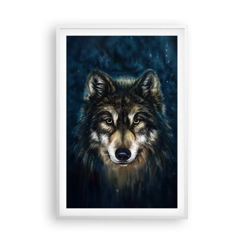 Plakat w białej ramie - Alfa? I omega - 61x91 cm