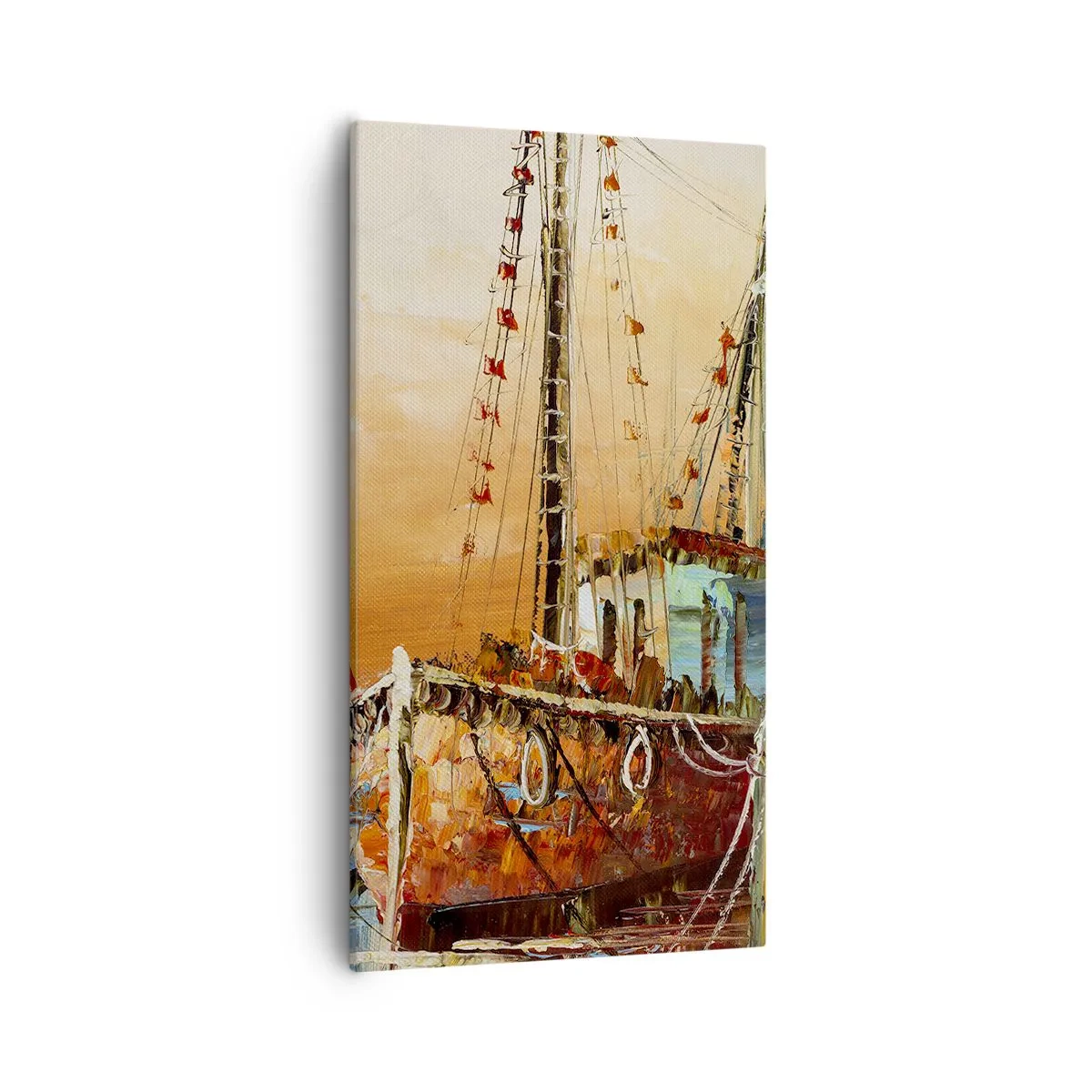 Obraz na płótnie - Spokojny powrót - 55x100 cm