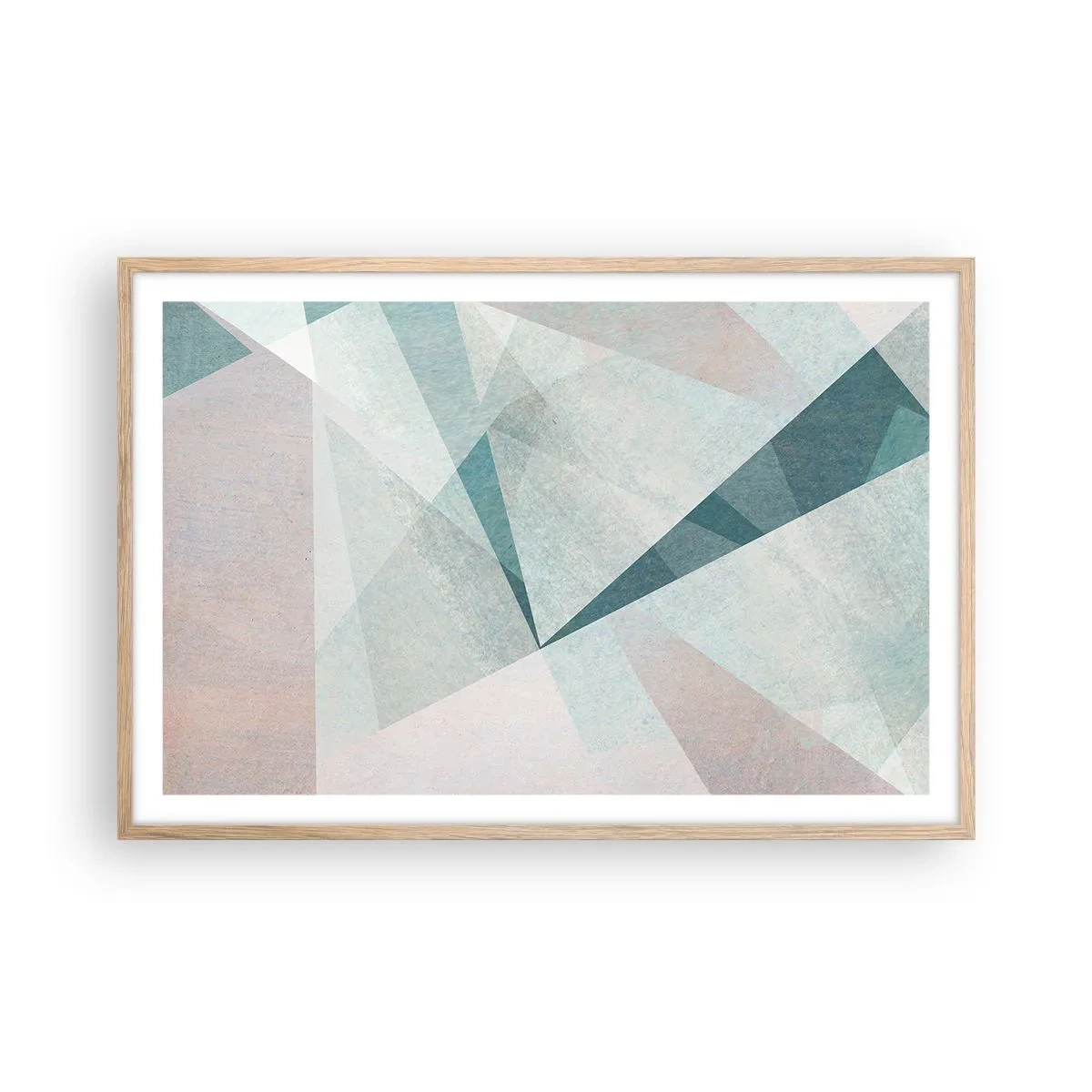 Plakat w ramie jasny dąb - Spokojnie choć dynamicznie - 91x61 cm